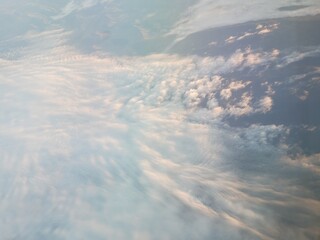 Flying Over the San Francisco Bay Area in the Morning