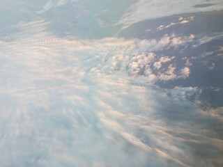 Flying Over the San Francisco Bay Area in the Morning