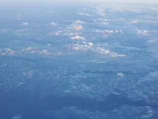 Flying Over the Sierras, Eastern California