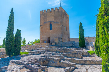 Fortaleza de la Mota at Alcala la Real town in Spain.