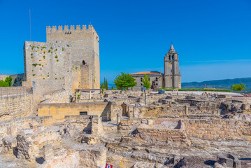 Fortaleza de la Mota at Alcala la Real town in Spain.