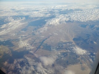 Flying Over Nevada
