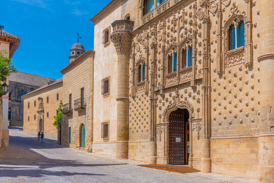 Jabalquinto palace in Spanish town Baeza.