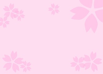 桜の花満開の背景その４