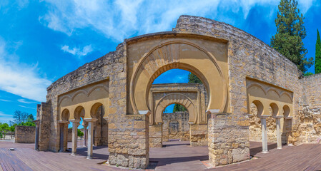 Ruins of a basilica at Madinat al-zahra near Spanish town Cordoba