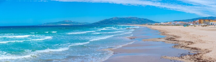 Playa de los Lances in Spanish town Tarifa © dudlajzov