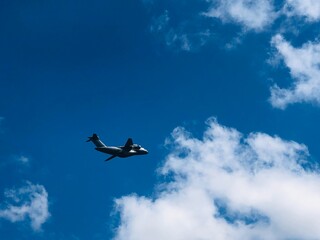 airplane in the sky