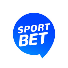 Sport bet logo icon. Live bet app football soccer vector icon