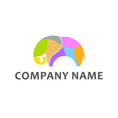colorfull elephant logo