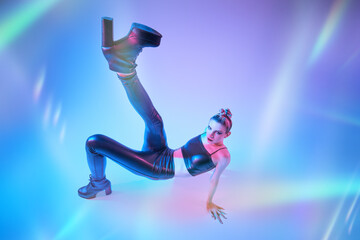 provocative girl dancer
