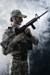 Fototapeta premium ready to face enemies