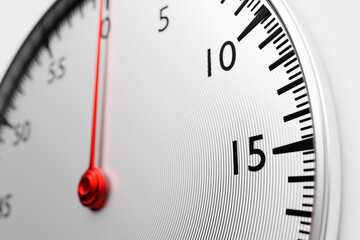 3d illustration  of  white  round clock, stopwatch on a black and white checkered  background. Stopwatch icon, logo. Chronometer, vintage timer