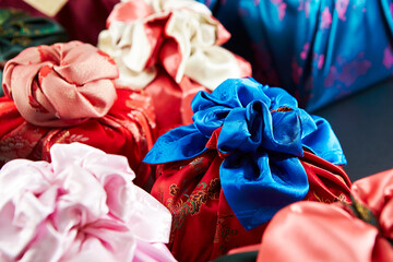 Gift wrapped in Korean traditional cloth