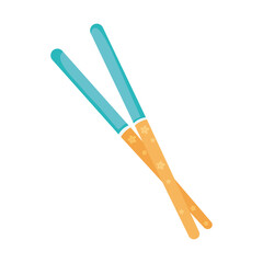 floral chopsticks icon