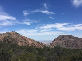 clouds over the mountain
