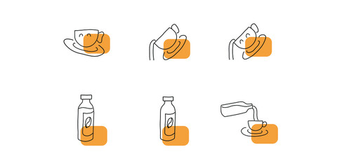sets of coffee icon