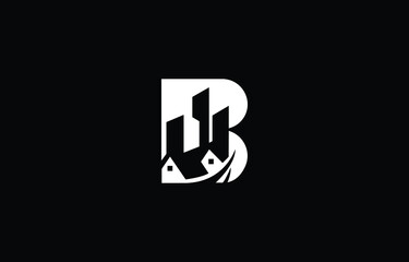 Letter B Urban Property Logo Letter Business Template Vector icon