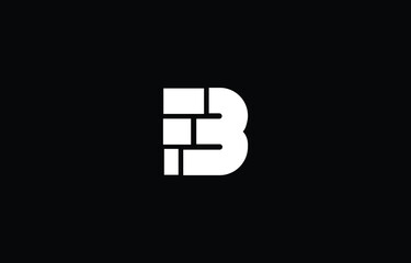  Bold B Logo Letter Business Template Vector icon