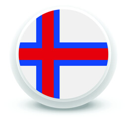 Obraz premium faroe islands Flag Vector