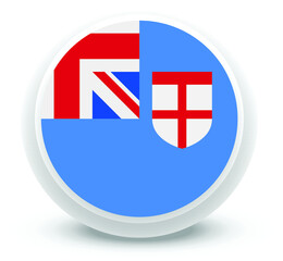 Obraz premium fiji Flag Vector