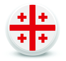 Obraz premium georgia Flag Vector
