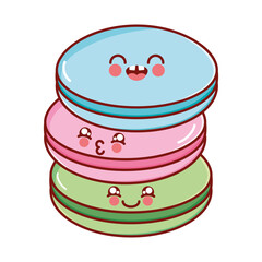 kawaii macarons icon