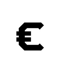euro currency symbol vektor illustration design