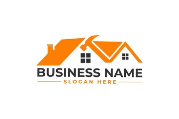 home repair, roofing, remodeling, handyman logo