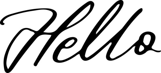 Happy Easter black handwritten calligraphy vector set