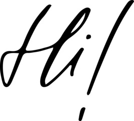 Happy Easter black handwritten calligraphy vector set