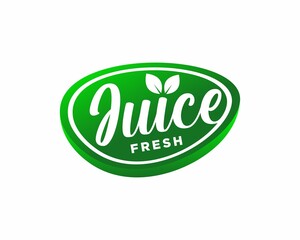 juice splash vector sign, Juice lettering vector