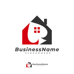 Obraz premium Poker House logo vector template, Creative Gambling logo design concept