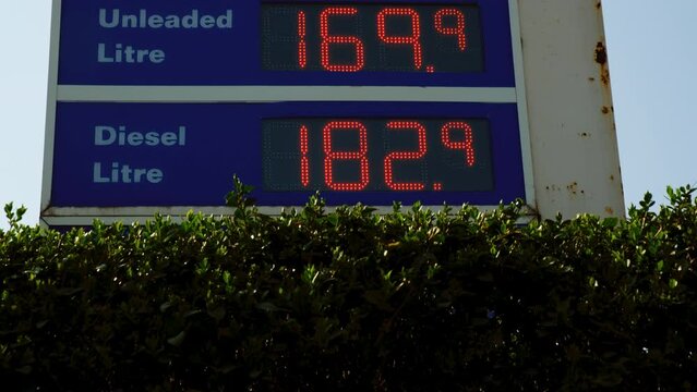 Fuel prices skyrocket after oil production shortages as war hits Ukraine spurring inflation in Europe