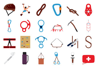 Alpinist Icon Set