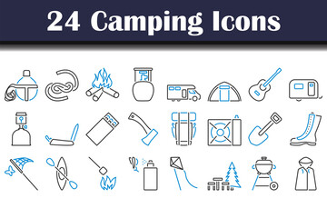 Camping Icon Set