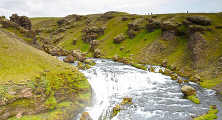 Skoga river before the Skogafoss waterfall