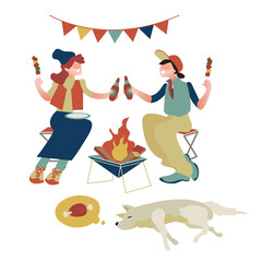 アウトドアの一番の楽しみはやっぱり外で食べる美味しいご飯