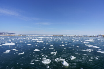 北海道網走の流氷