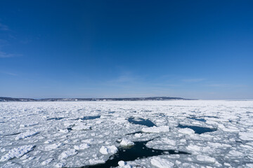 北海道網走の流氷