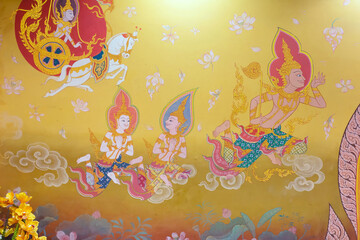 Fototapeta na wymiar traditional Buddhism wallpaper,