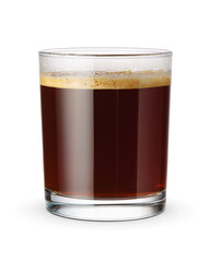 Coffee americano isolated on a white background.