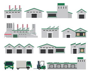 製造　工場　建物　セット