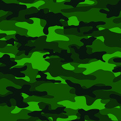Green camouflage. Military pattern. Vector shape.