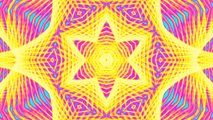 Abstract multicolored textural symmetrical background kaleidoscope.