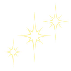 Obraz premium キラキラのイラスト