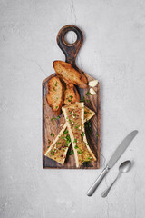 Roasted bone marrow, top view