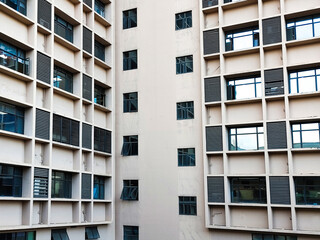 New high luxury apartment building at suburban area