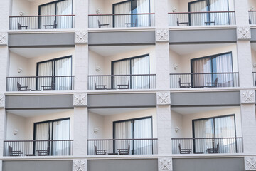 Fototapeta premium balcony, window background, building