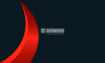 Fototapeta premium Abstract background blue and red overlap layers