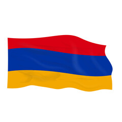 Naklejka premium Armenian national flag vector EPS 10